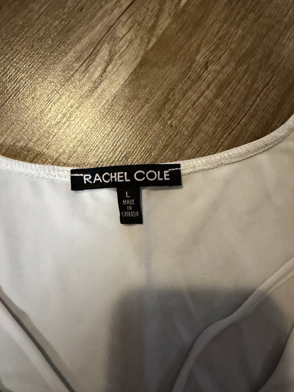 White Racerback Tank Top by - Picture 2 of 3